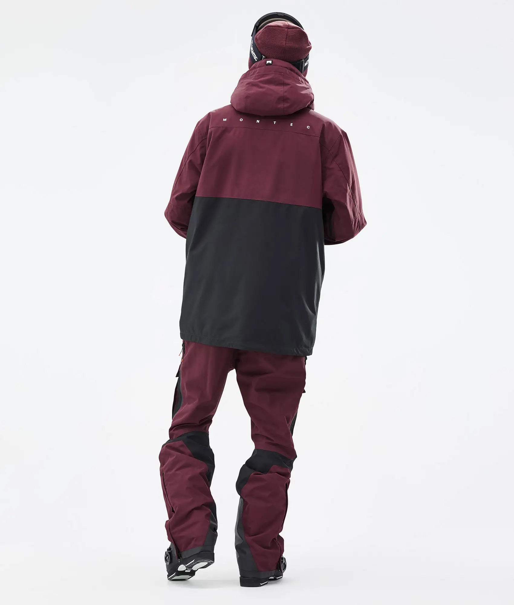 Doom Skijacke Herren - Burgundy/Black