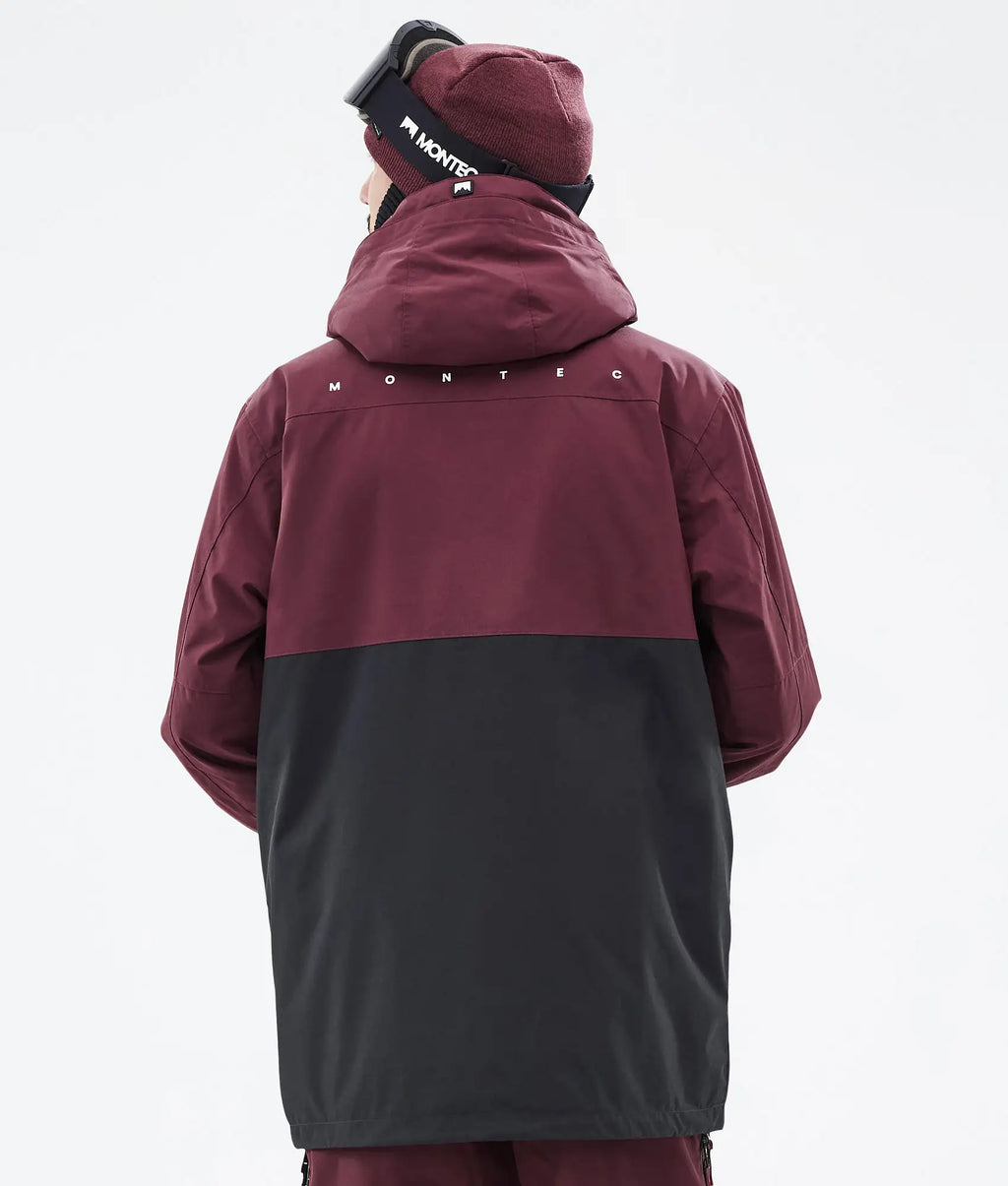Doom Skijacke Herren - Burgundy/Black