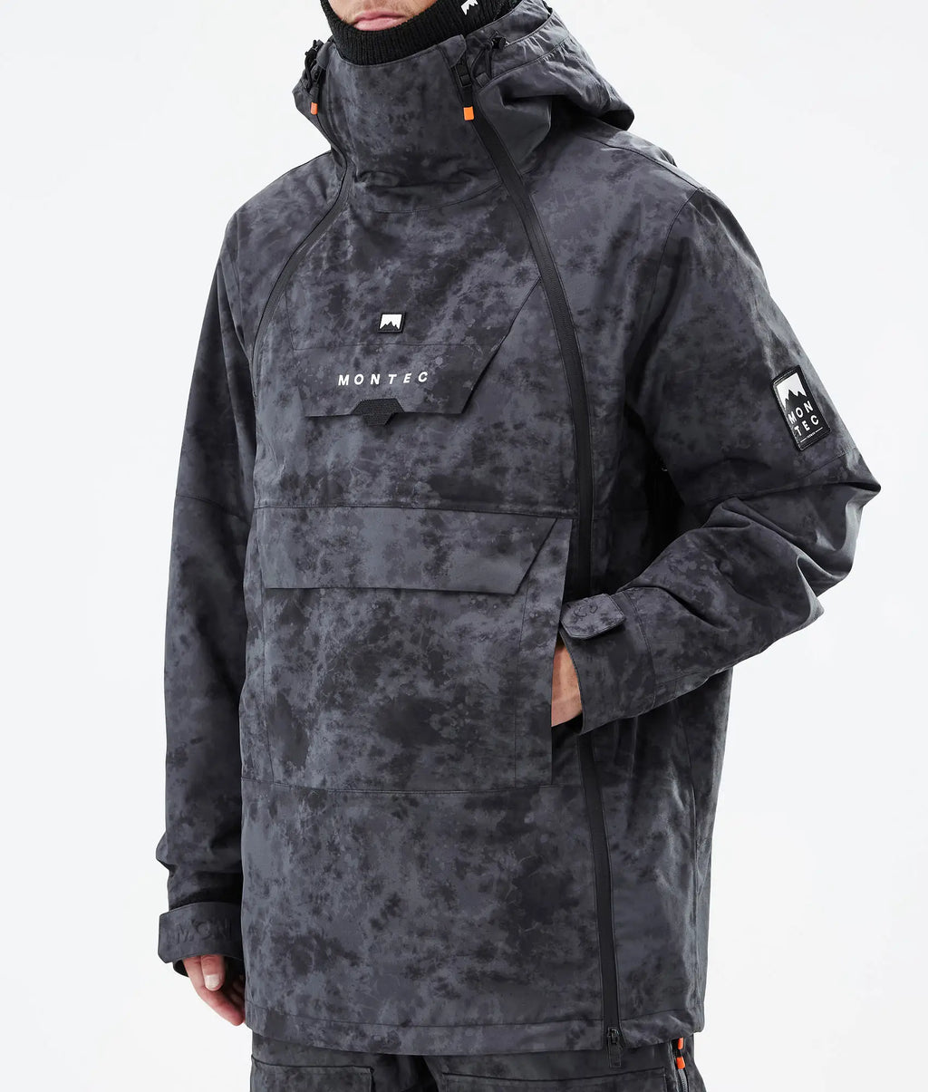 Doom Skijacke Herren - Black Tiedye