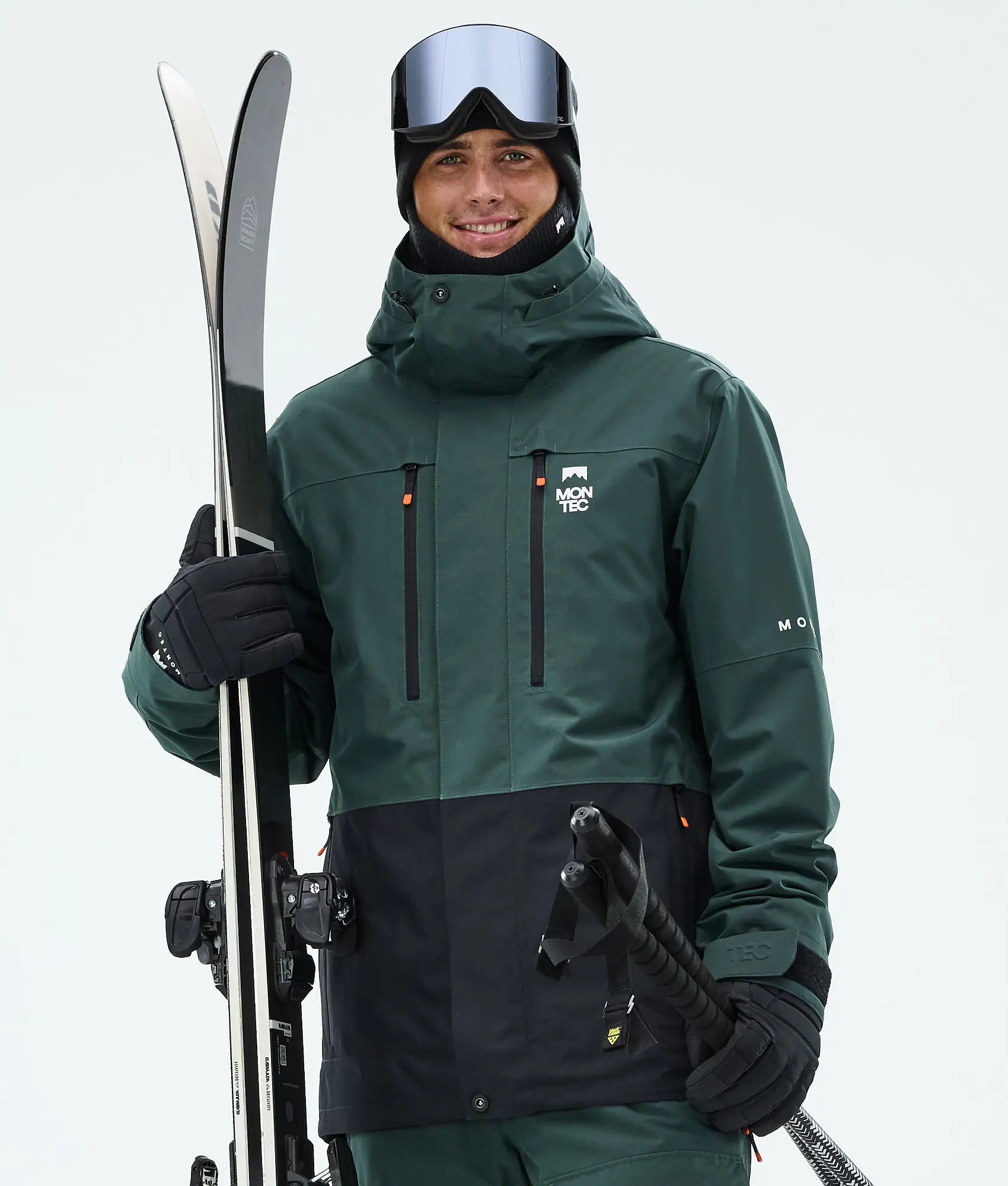 Fawk Skijacke Herren - Dark Atlantic/Black