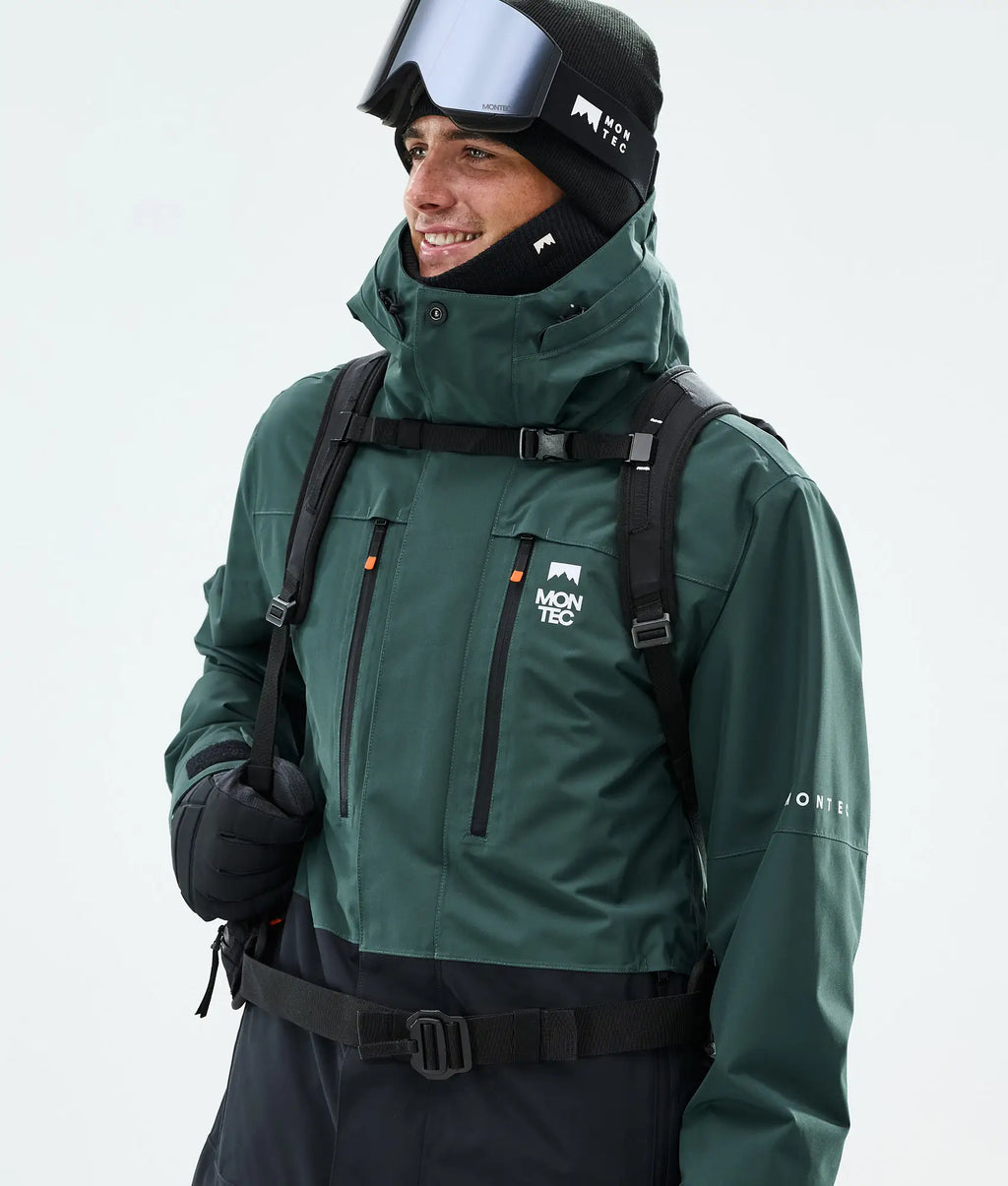 Fawk Skijacke Herren - Dark Atlantic/Black