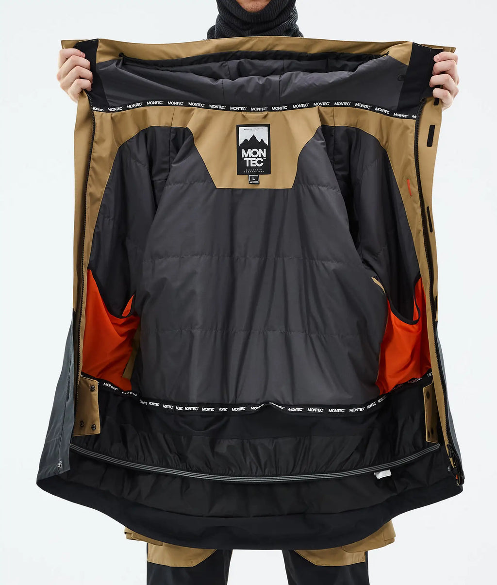 Fawk Skijacke Herren - Herren Gold/Black