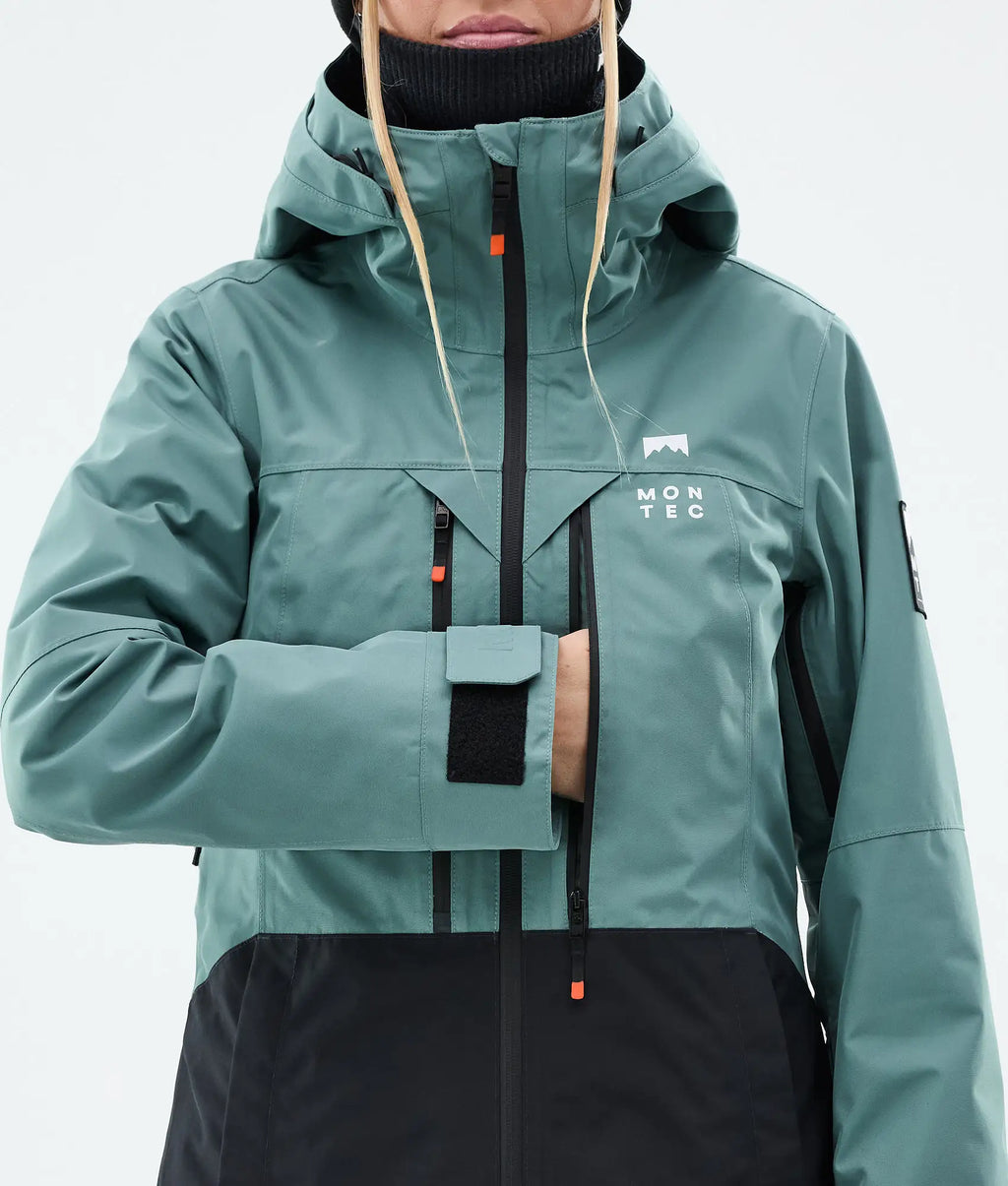 Moss W Skijacke Damen - Atlantic/Black