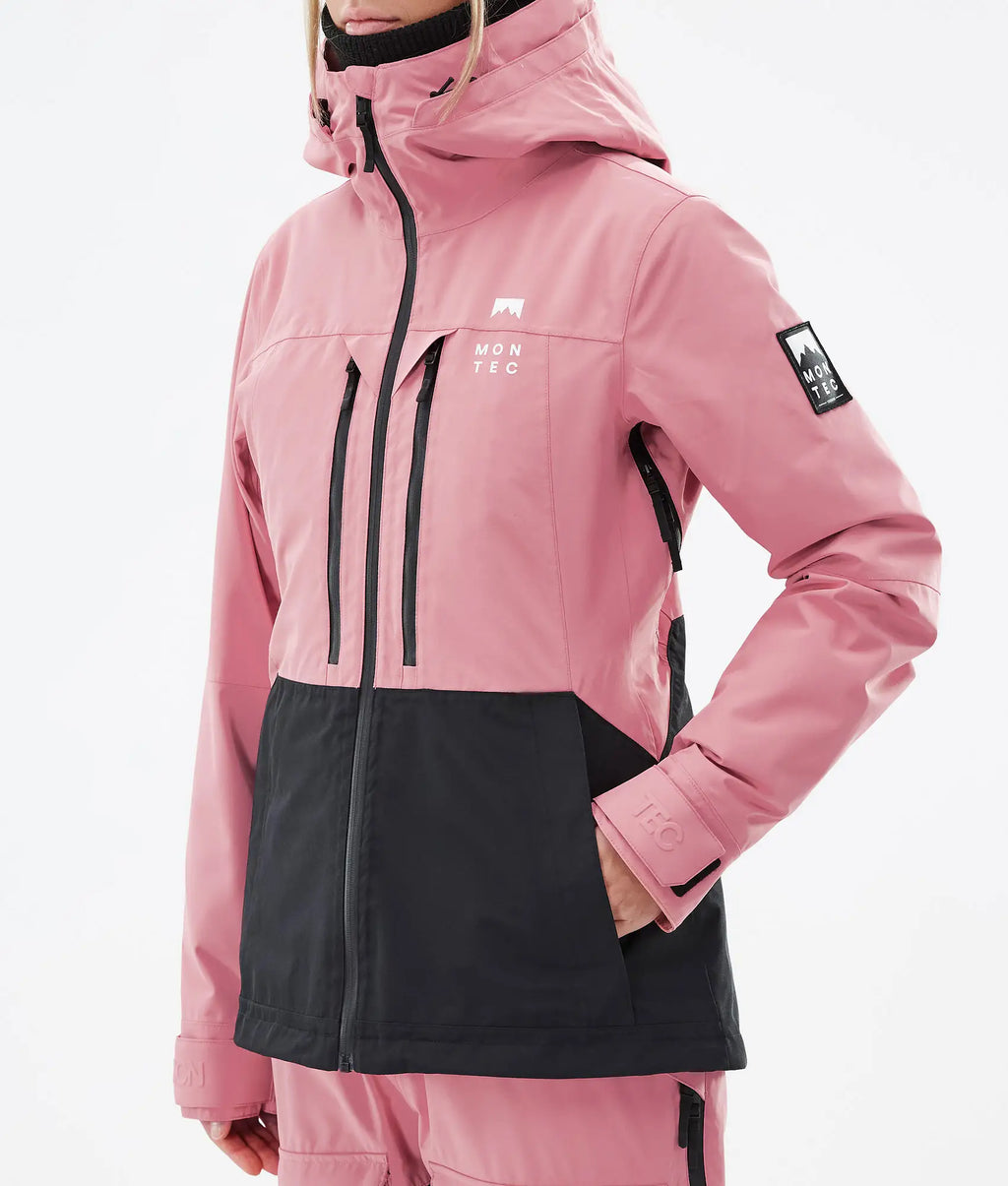 Moss W Skijacke Damen - Pink/Black