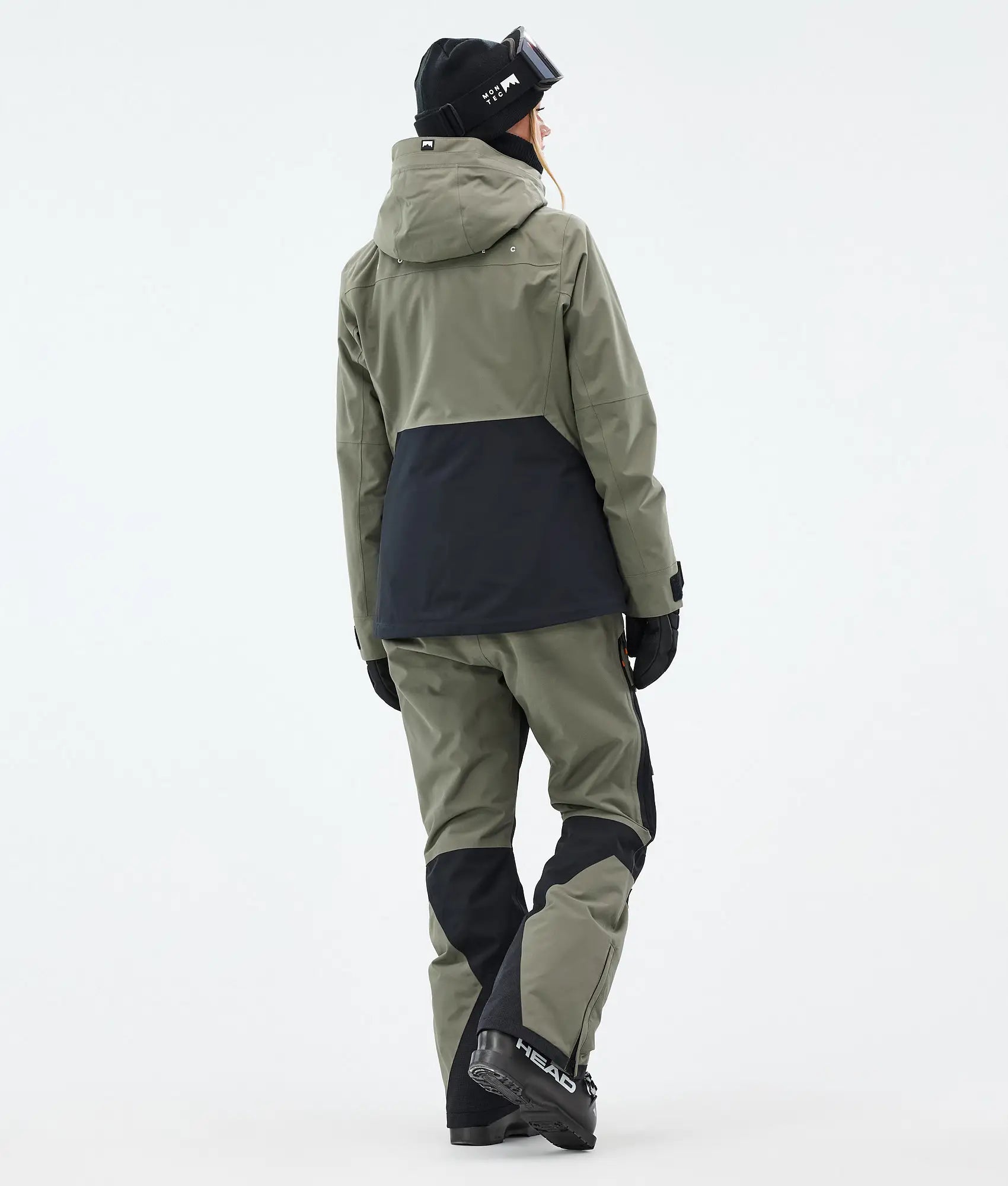 Moss W Skijacke Damen - Greenish/Black