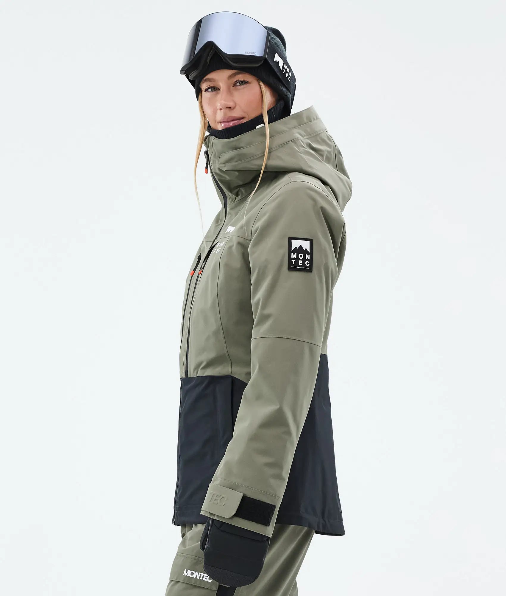 Moss W Skijacke Damen - Greenish/Black