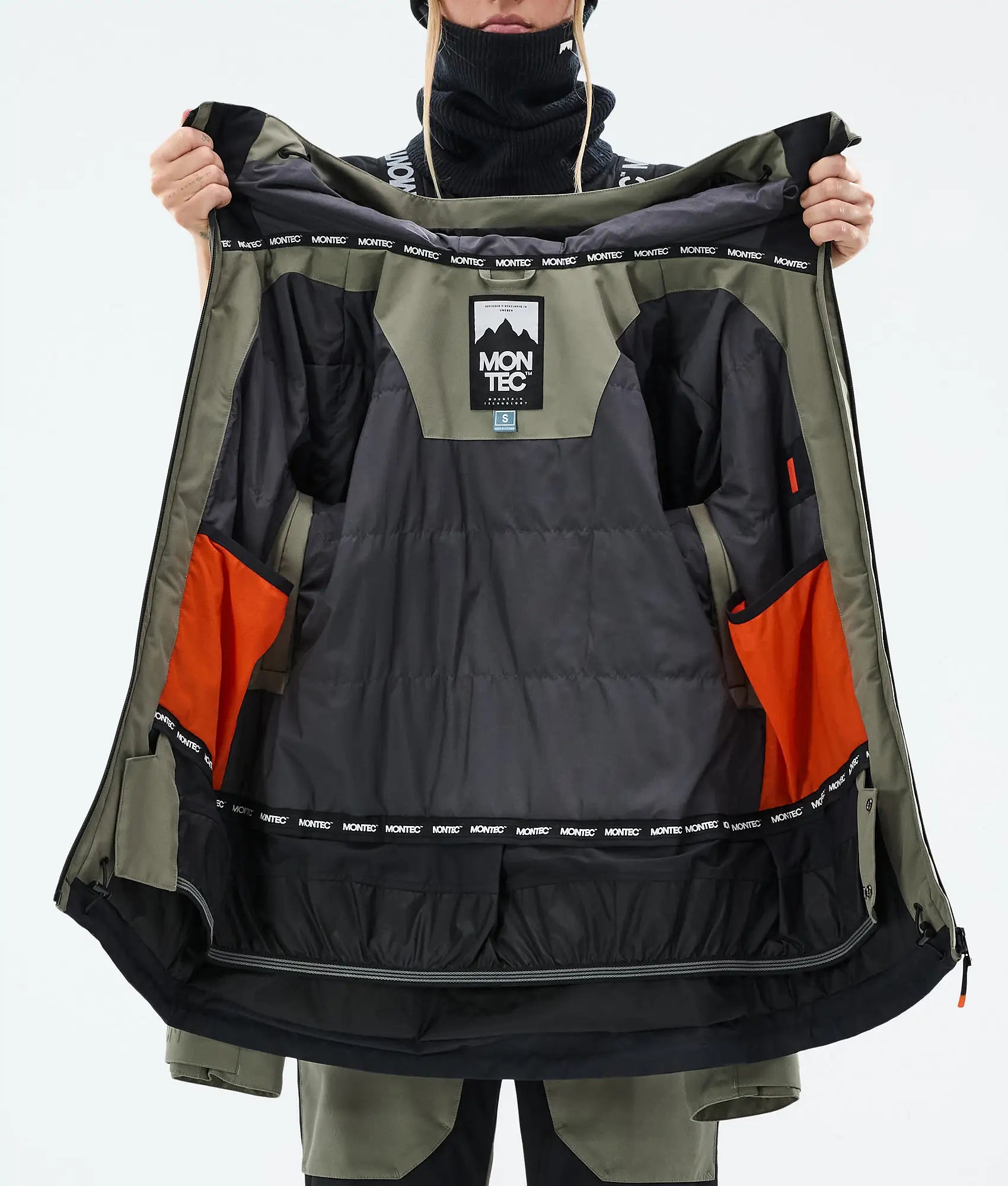 Moss W Skijacke Damen - Greenish/Black