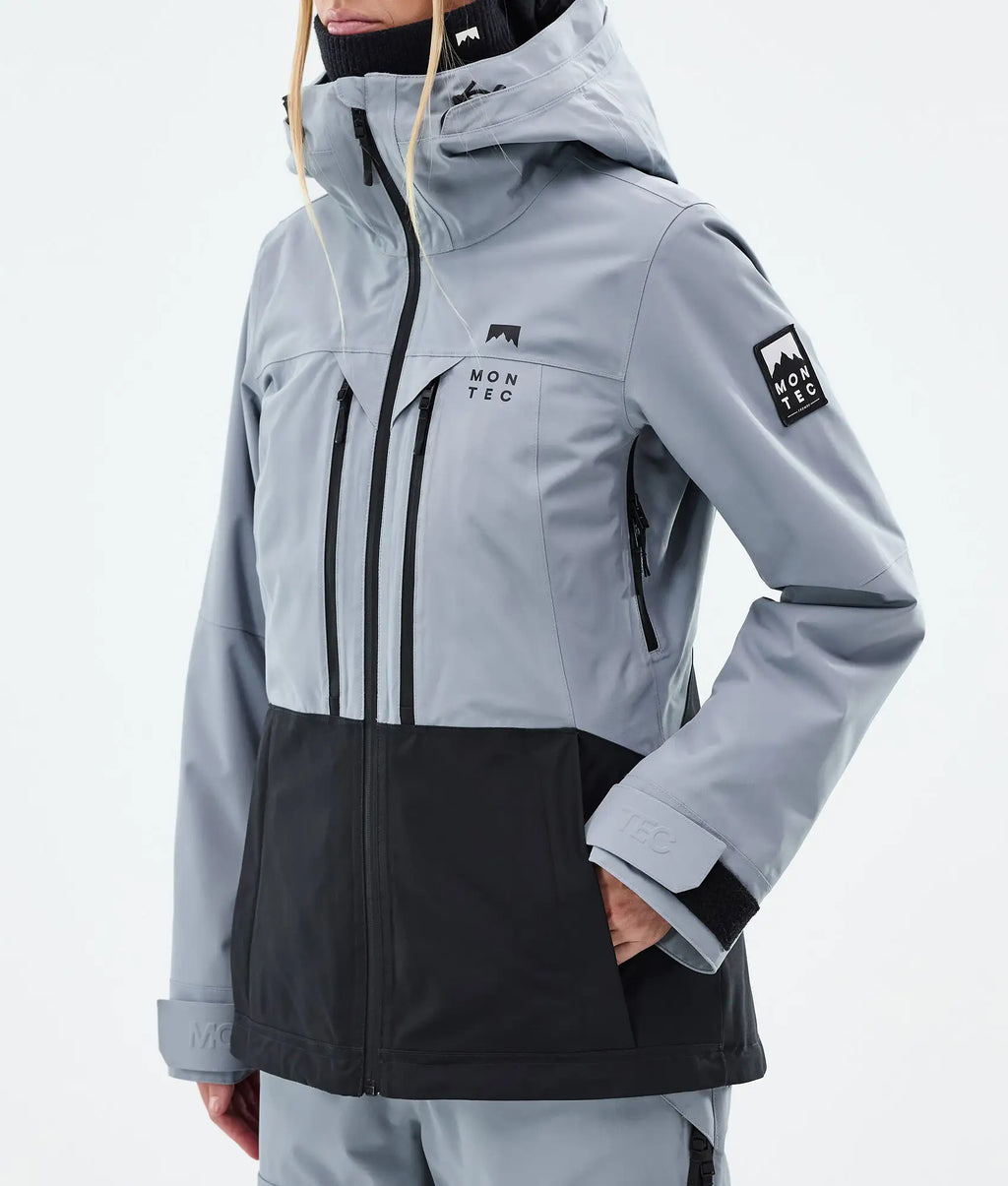 Moss W Skijacke Damen - Soft Blue/Black