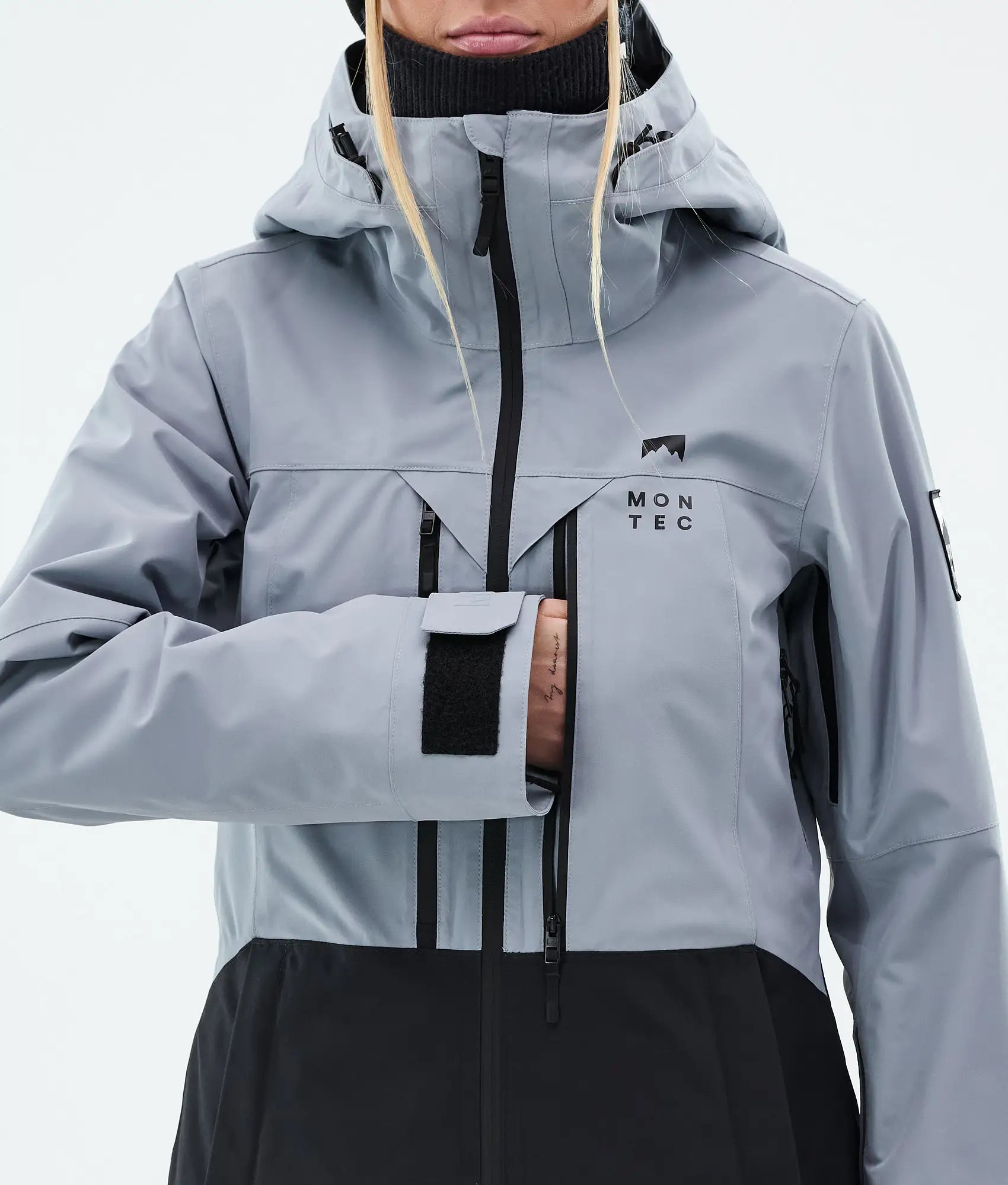 Moss W Skijacke Damen - Soft Blue/Black