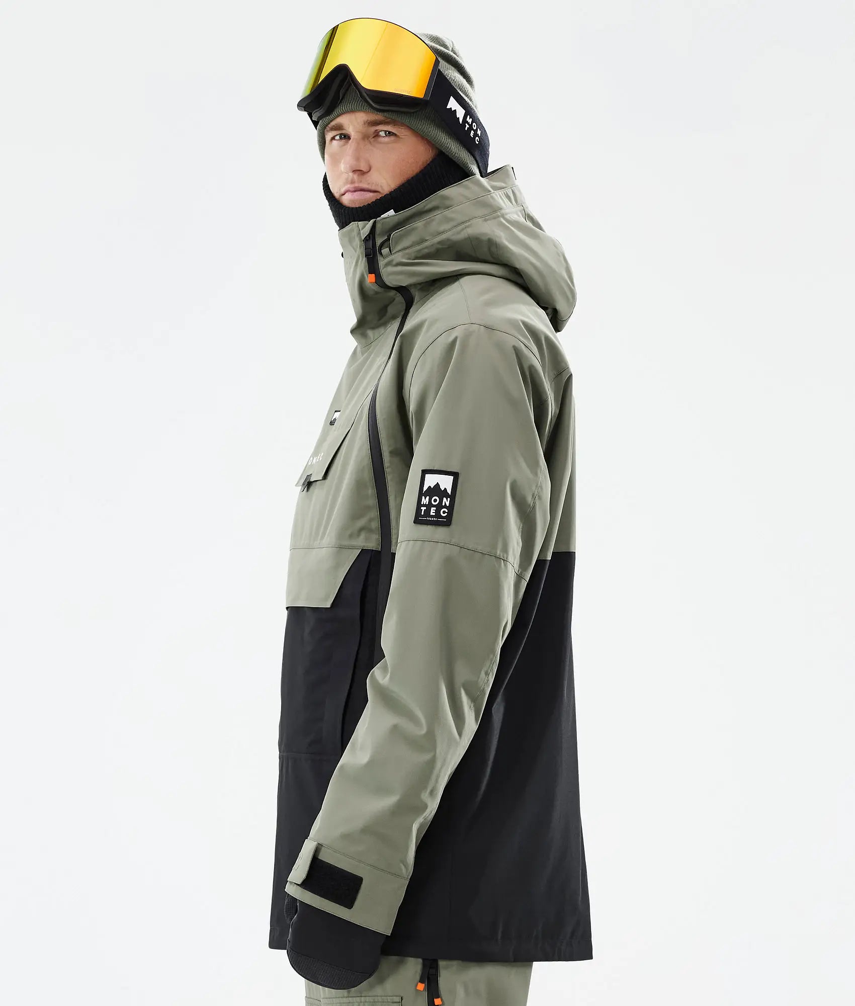 Doom Skijacke Herren - Greenish/Black