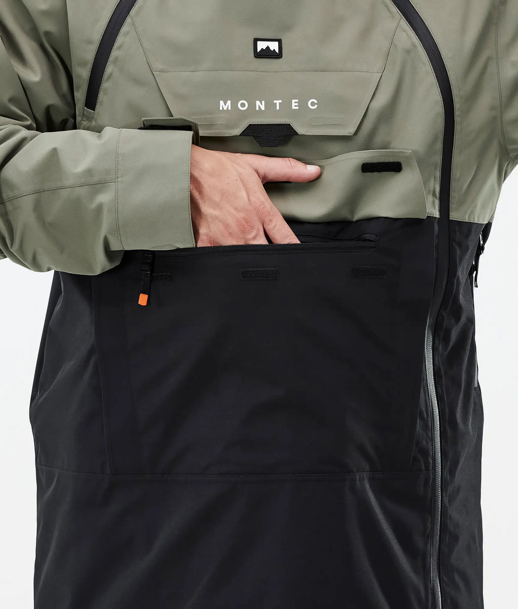 Doom Skijacke Herren - Greenish/Black