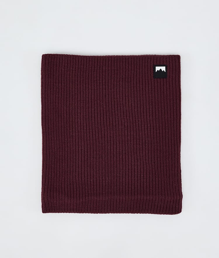 Classic Knitted Facemask Burgundy