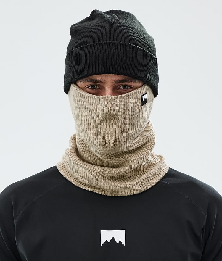 Classic Knitted Facemask Sand