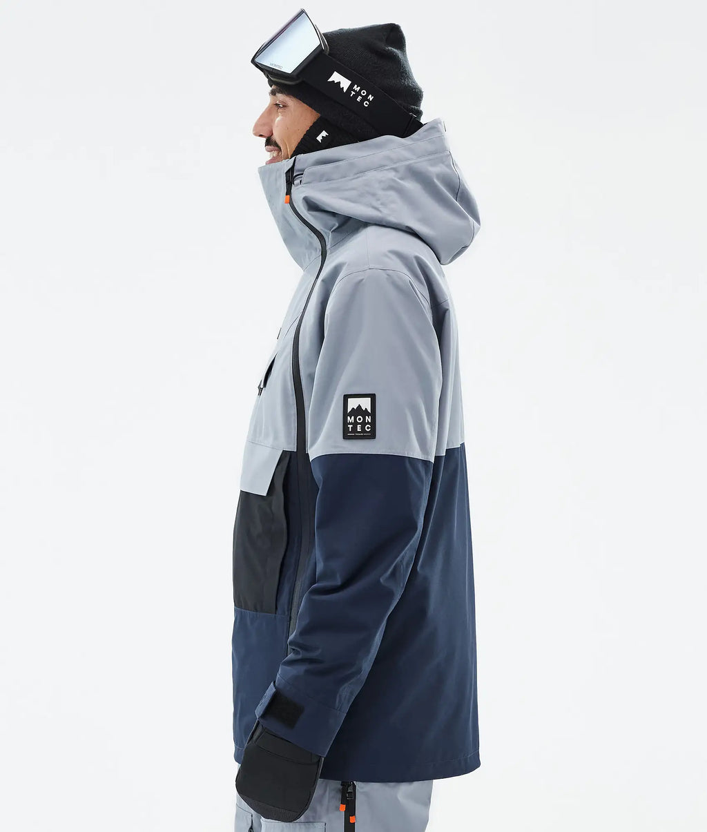 Doom Skijacke Herren - Soft Blue/Black/Dark Blue