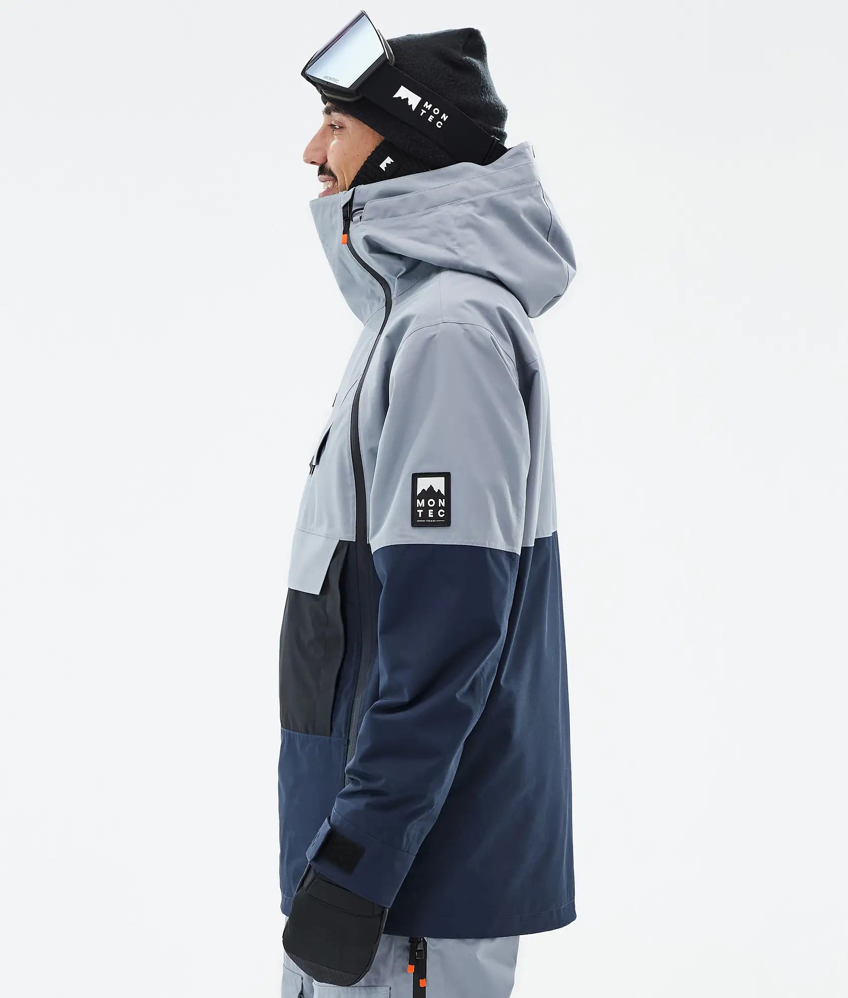 Doom Skijacke Herren - Soft Blue/Black/Dark Blue
