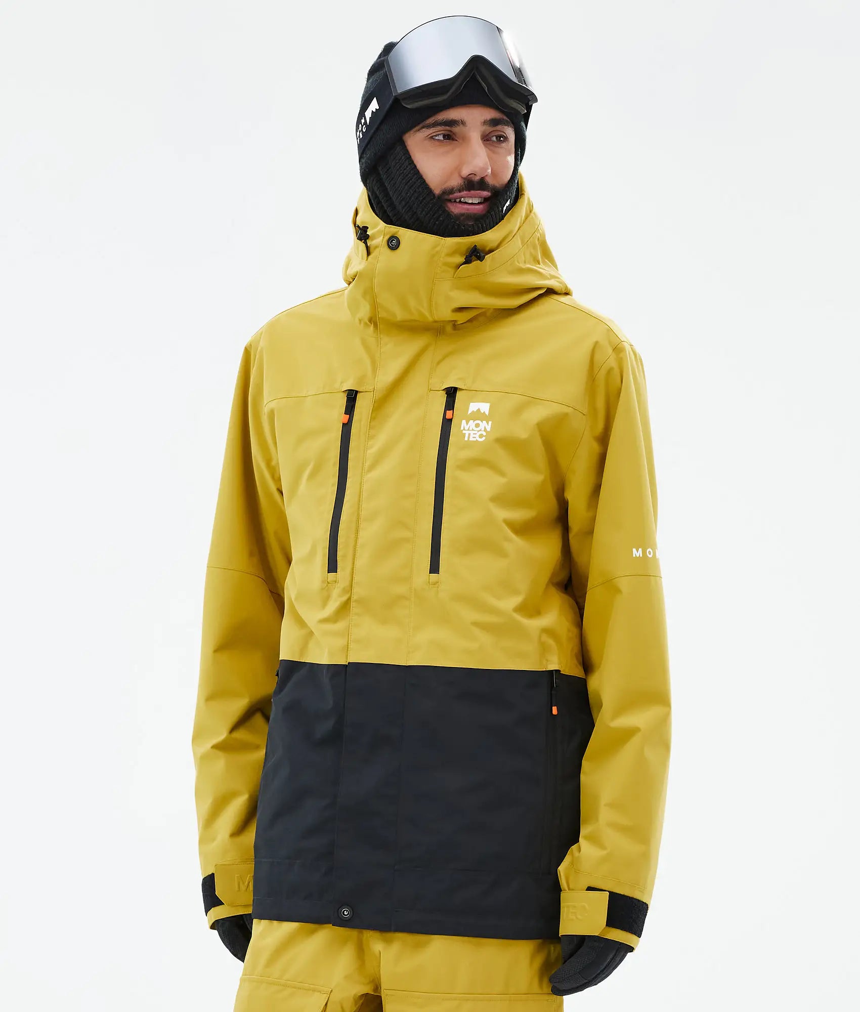 Fawk Skijacke Herren - Yellow/Black