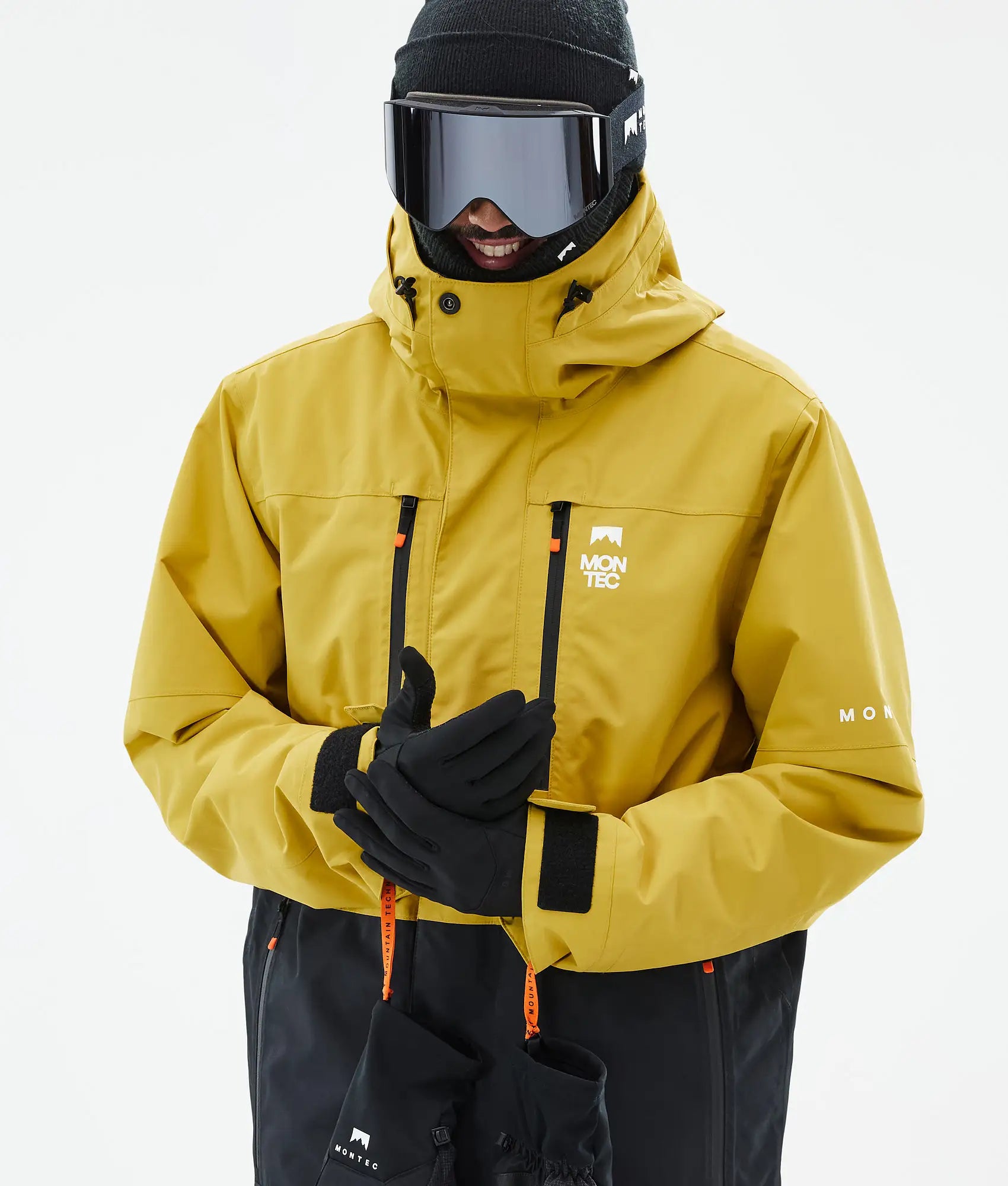 Fawk Skijacke Herren - Yellow/Black