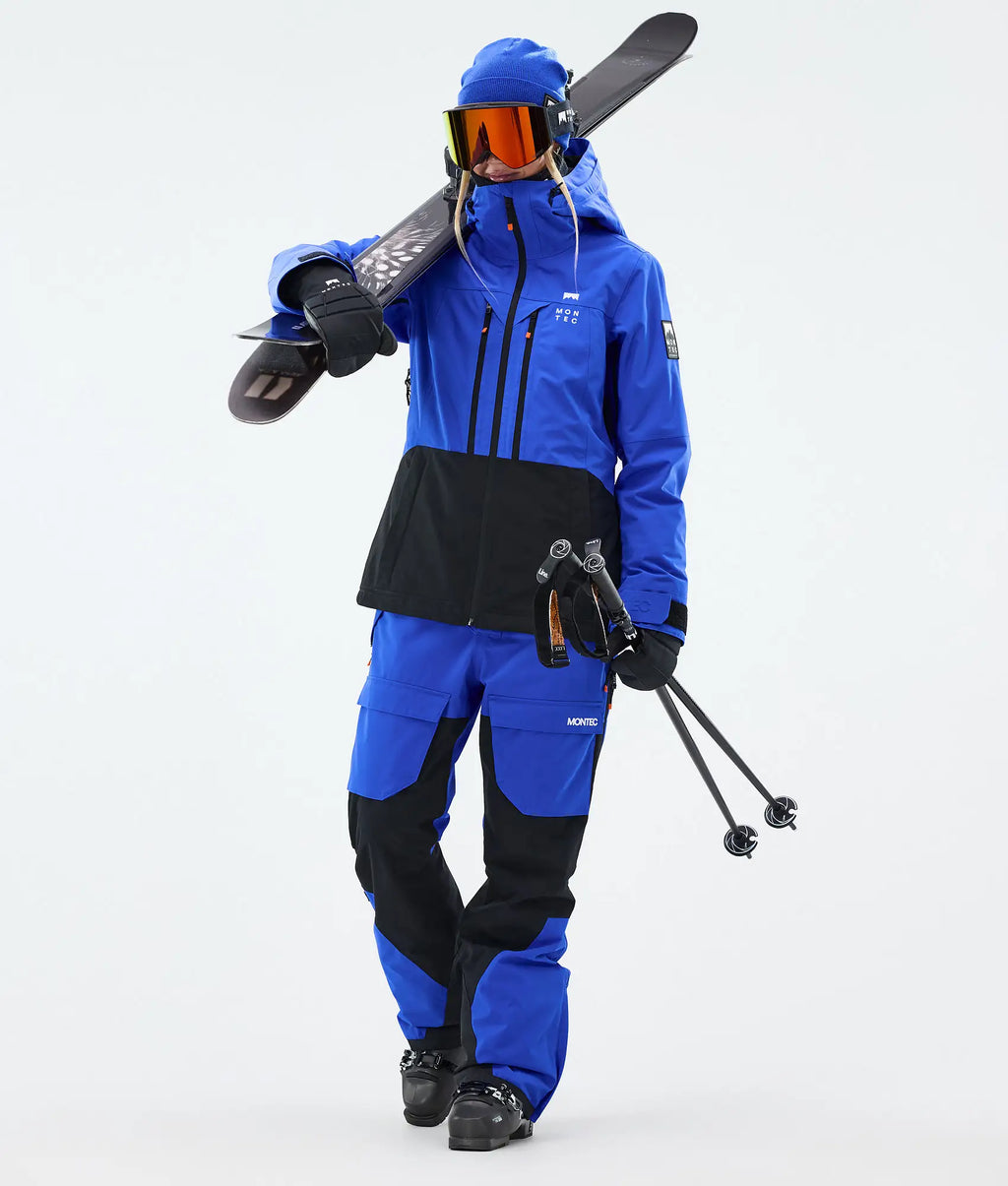 Moss W Skijacke Damen - Cobalt Blue/Black