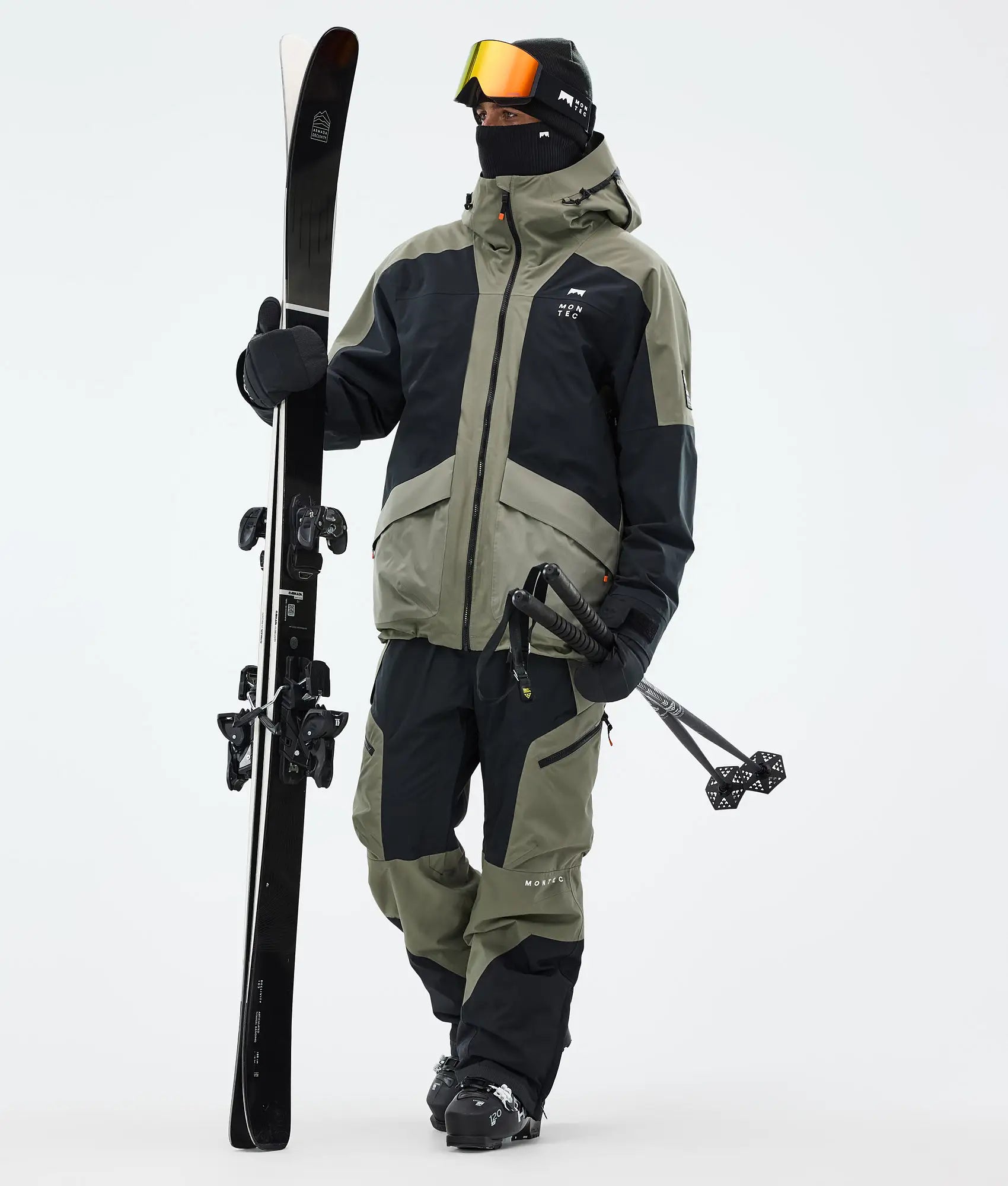 Morpheus Skijacke Herren - Greenish/Black