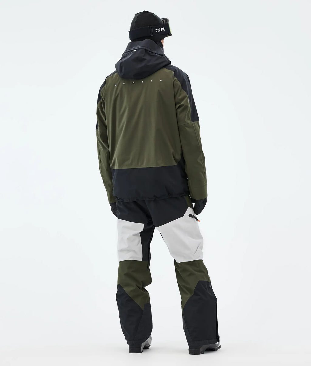 Morpheus Skijacke Herren -Black/Olive Green/Light Grey