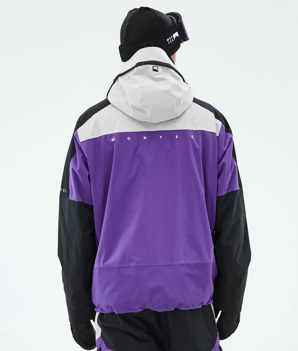 Oracle Skijacke Herren - Light Grey/Black/Vivid Purple