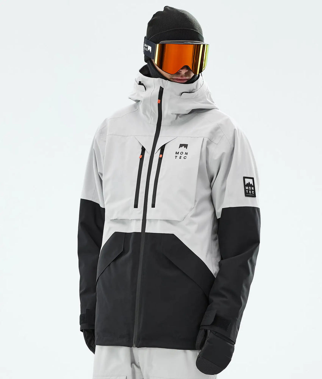Arch Skijacke Herren - Light Grey/Black