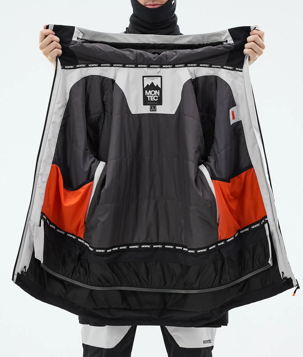 Arch Skijacke Herren - Light Grey/Black