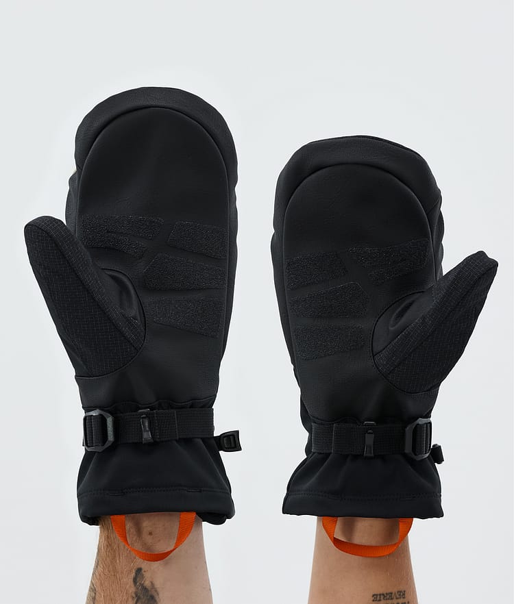 Snow Mittens Black