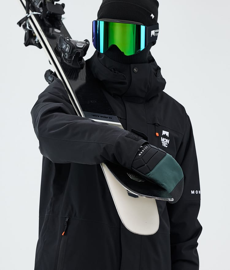 Snow Mittens Dark Atlantic